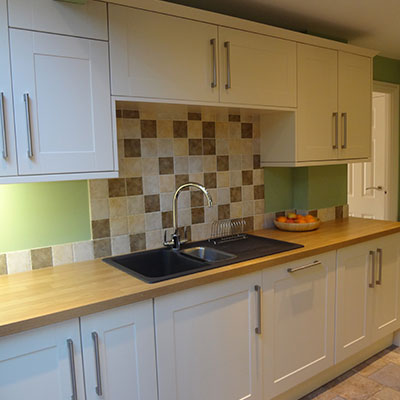 Integrated dishwasher installation by Facelift in Crawley