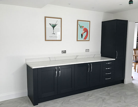 Brand new marble kitchen worktops installed in Horsham, West Sussex