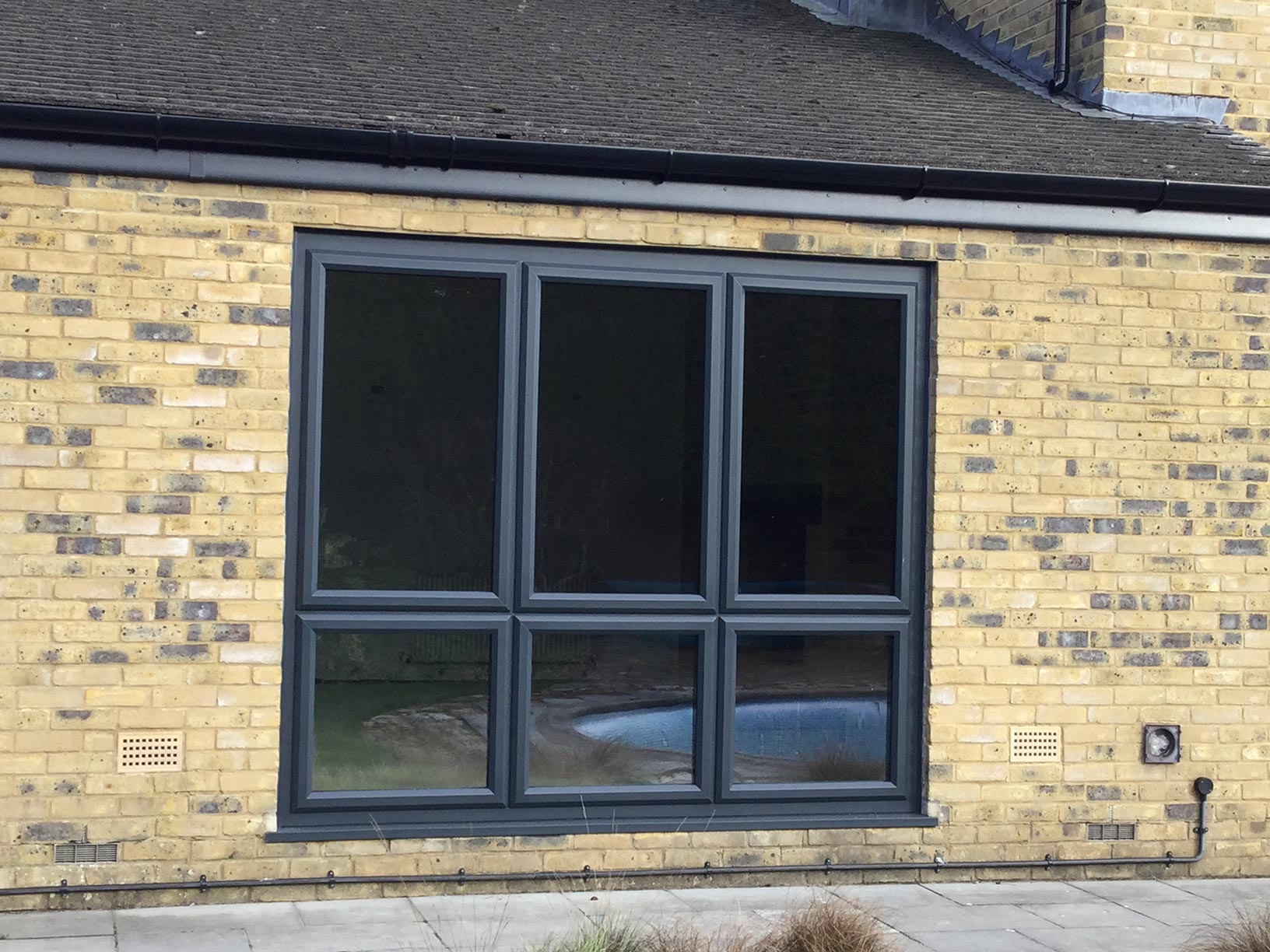 ColourTEK Sprayed Grey PVC Windows and Doors installed in Horsham, West Sussex 5