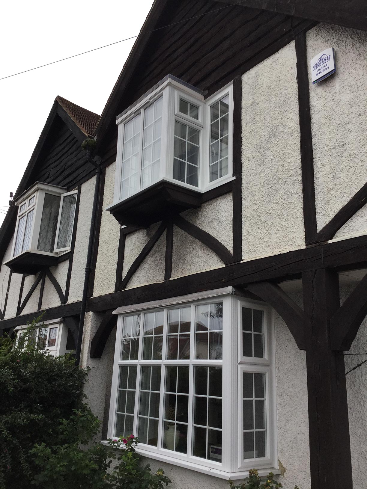 White uPVC Double-Glazed Casement Windows