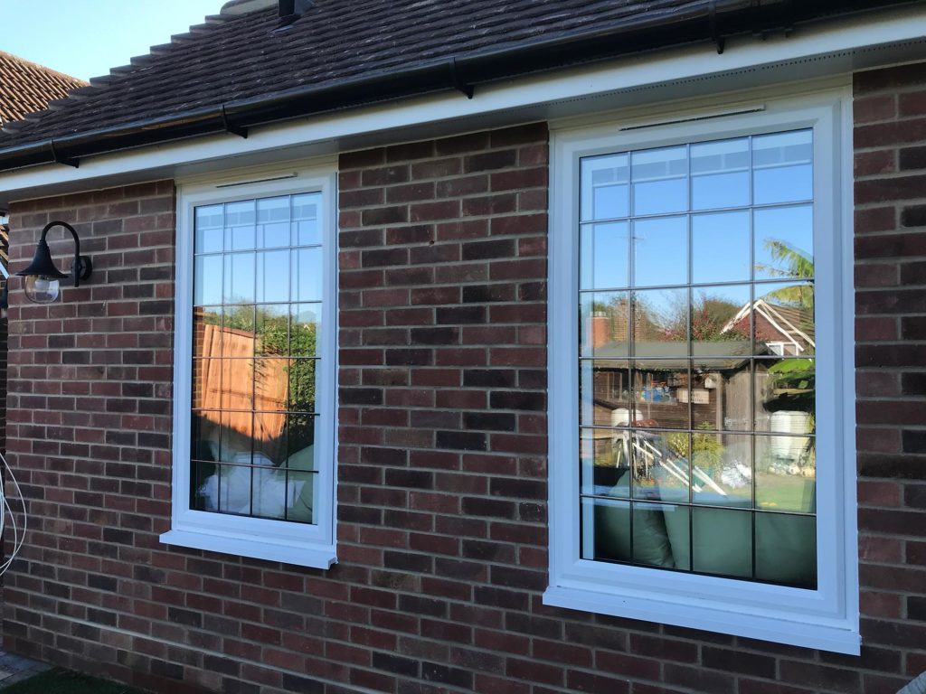 Sealed uPVC Windows with Leaded Bars installed by Facelift Home Improvements in West Sussex