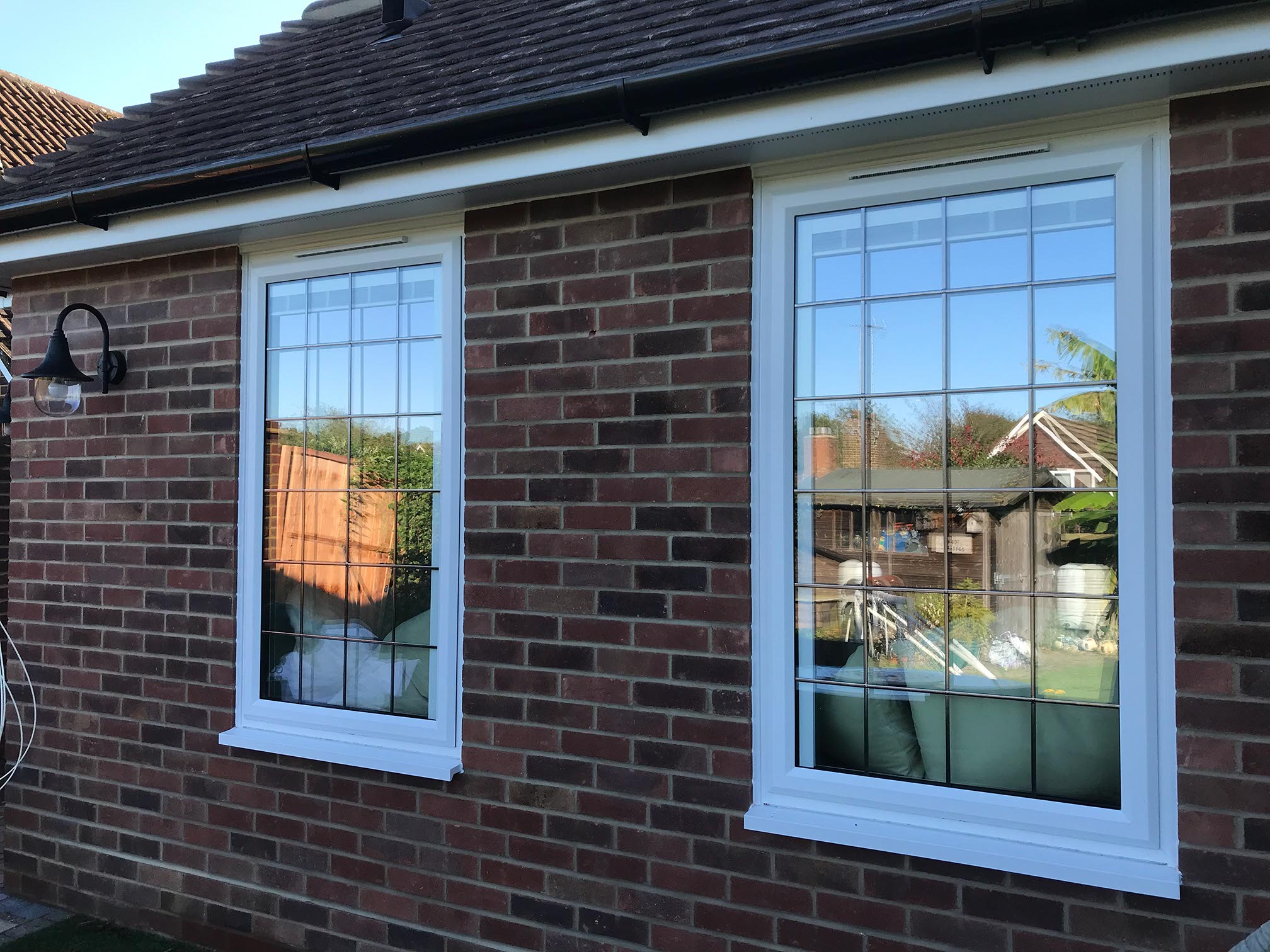 Sealed uPVC Windows with Leaded Bars installed by Facelift Home Improvements in West Sussex