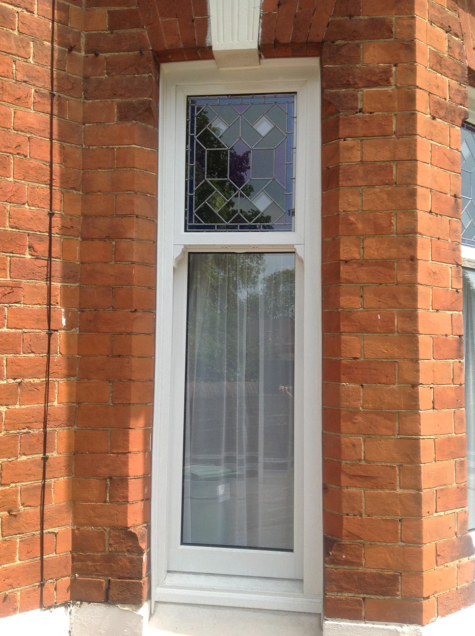 uPVC White Sash Window