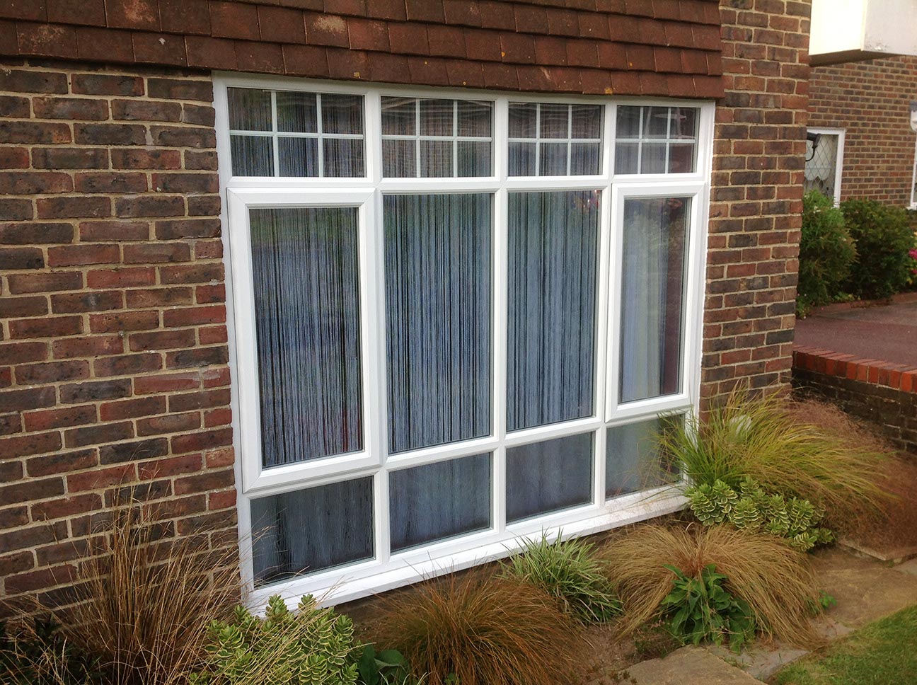 uPVC Casement Windows With Georgian Bars on Top Panels