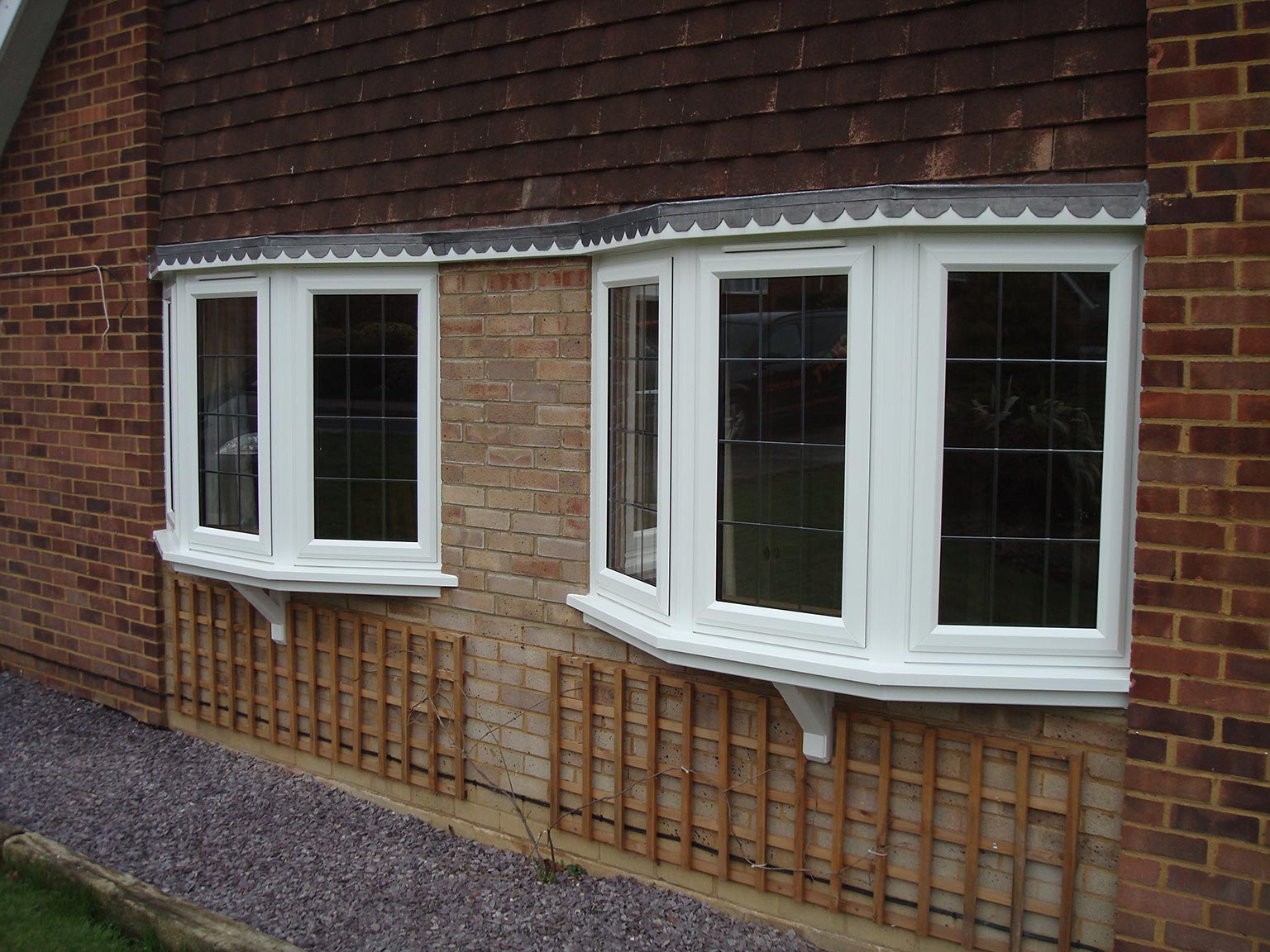 Casement Windows With Leaded Bars