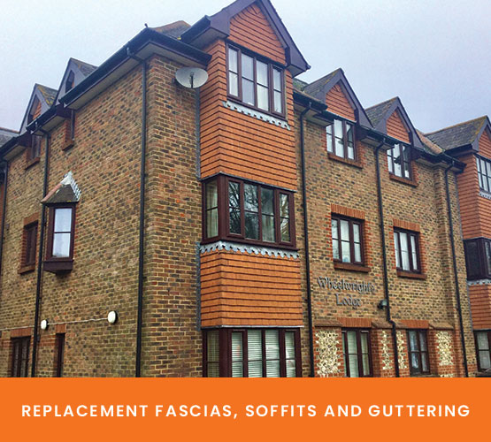 Fascias and guttering in Crawley, installed by Facelift Home Improvements