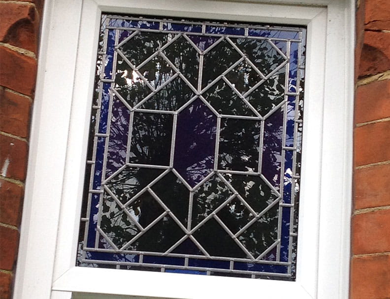 Stunning Stained Glass Sash Window Installed in Horsham, West Sussex