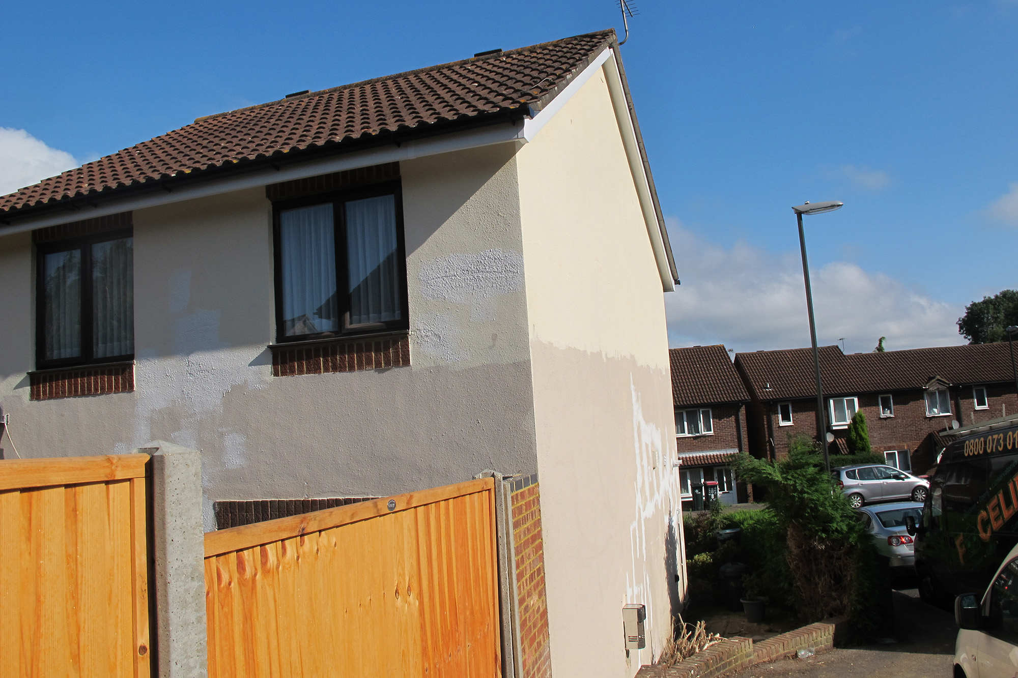 Back and side of house - before Back and side of house before Facelift