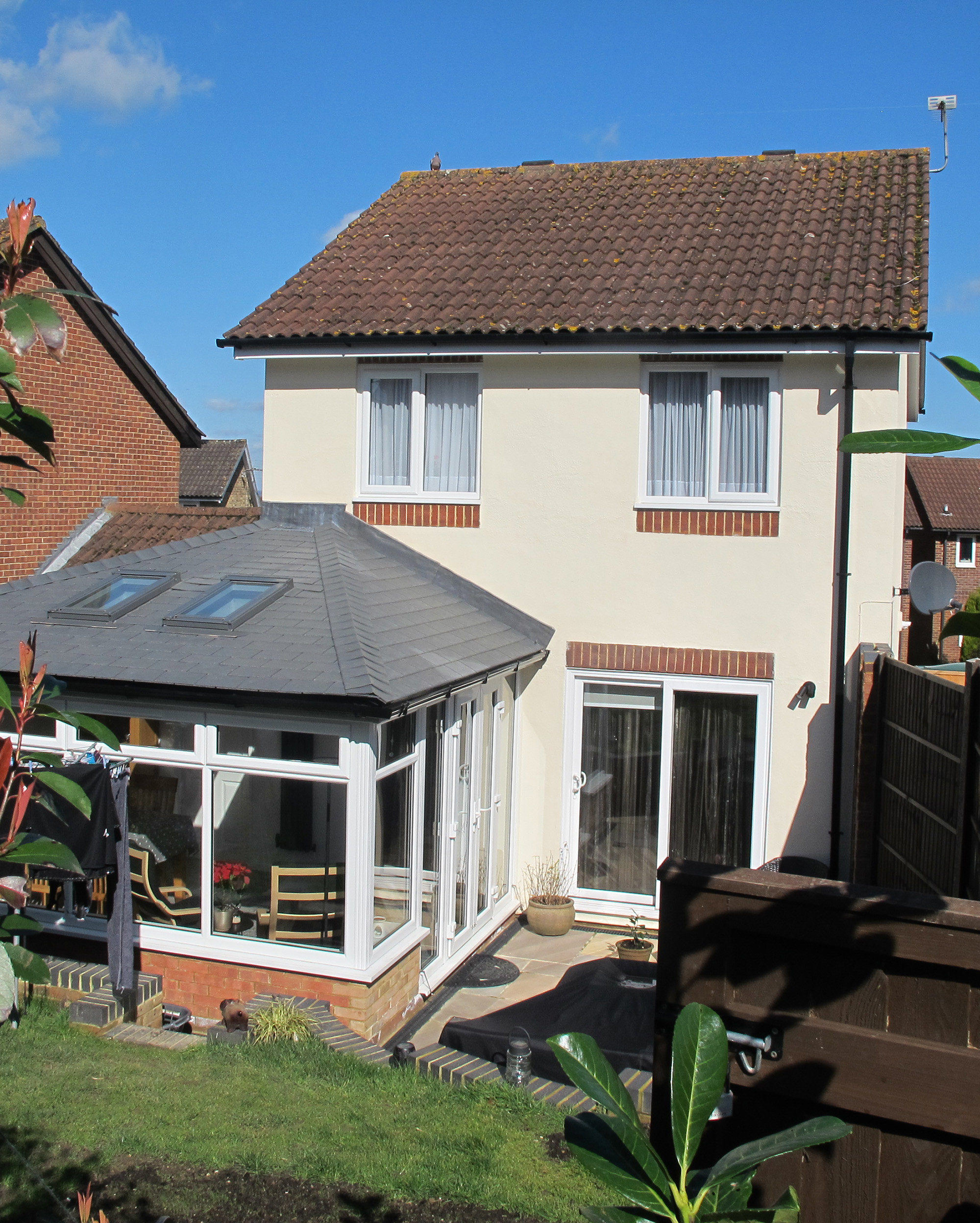 Back of house - after Back of house after Facelift
