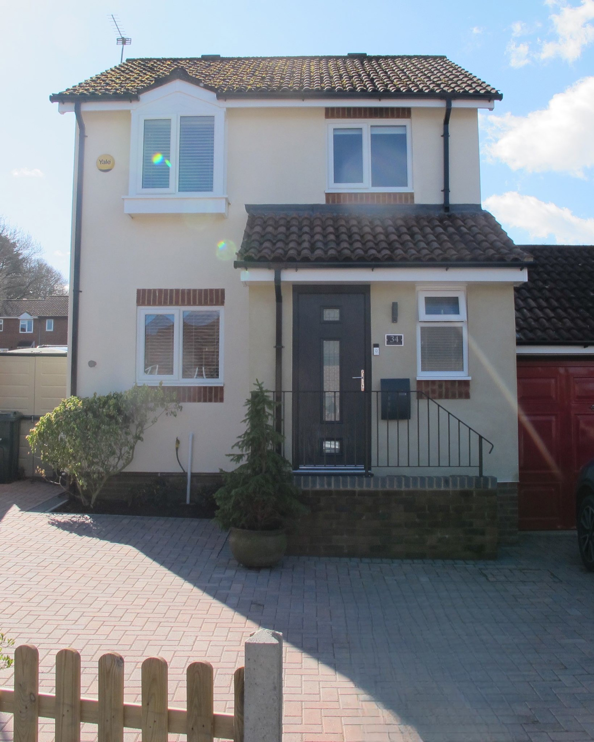Front of house - after Front of house after Facelift