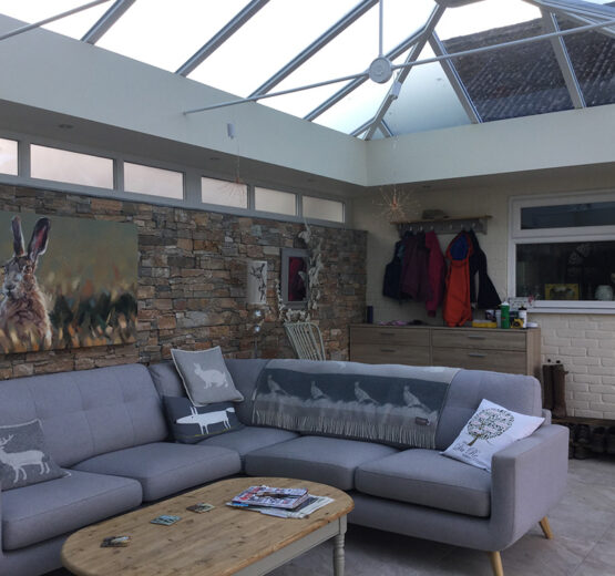 Conservatory with Glass Roof Conservatory with Glass Roof